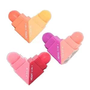Sarah's - Lip Balm Heart 2in1 6 cores S8168 - 3 Und ( Validade: 05/26 ) Atacado para Revenda