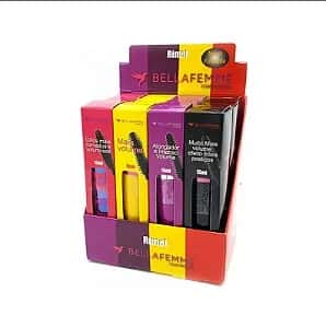 Máscara Para Cílios 04 Modelos Bella Femme BF10009A Atacado Box 12 Unidades Rímel