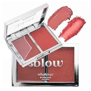 Blush Duo Cremoso e Pó Whatever Blow Ruby Rose HBM05 Cor 2 Shopping Day Atacado para Revenda