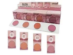 Kit 04 Unidades Blush Velvety Effect Ludurana B00195 Atacado para Revenda