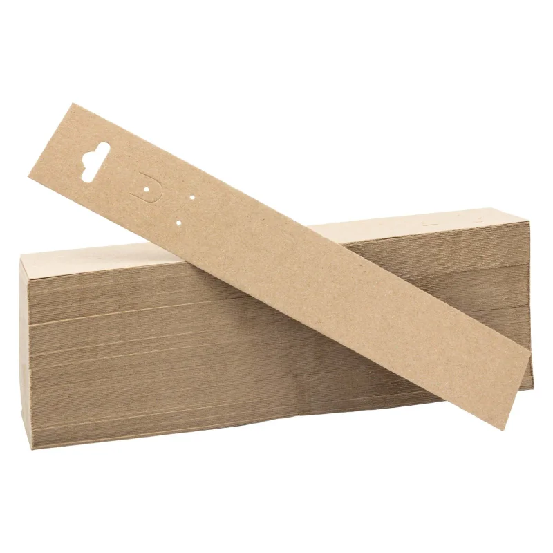 Cartela Pulseira Fina - Kraft - Pacote com 1.000 unidades Atacado para Revenda