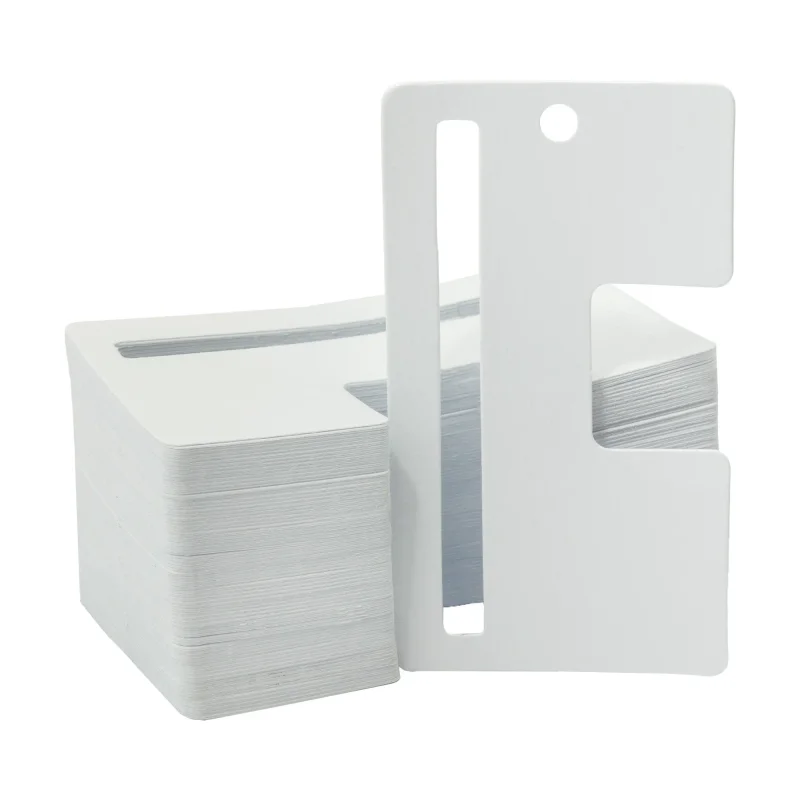 Cartela Presilha Nova Branco Plastificado - Pacote com variações de 200 a 1.000 unidades Atacado para Revenda