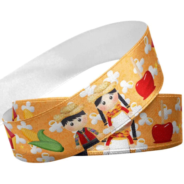 Fita de Gorgurão Festa Junina DC_182 - 38mm x 10m - Bela Fita Atacado