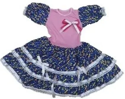MAZRS-G VESTIDO INFANTIL JUNINO G Atacado