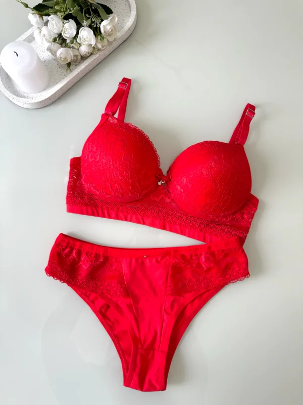Conjunto Zoe Vermelho Atacado