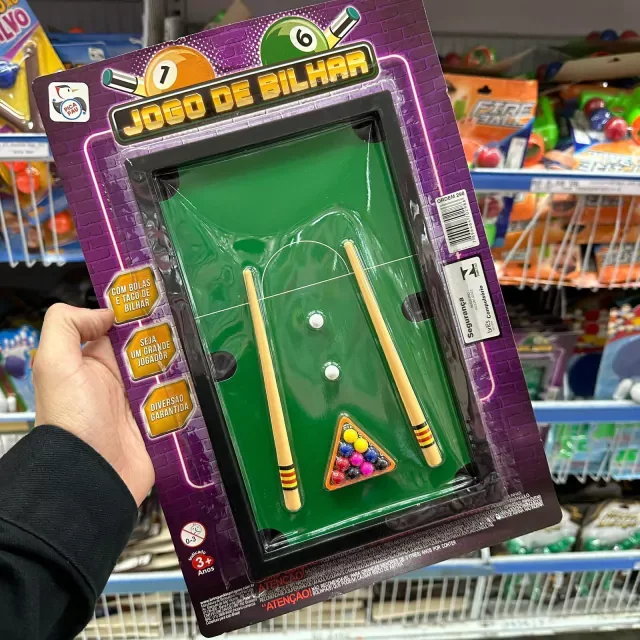 Lote C/6 kit Jogo de Bilhar Atacado Fácil