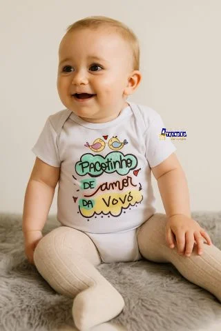 Body Bebê Frases Recém Nascido Atacado