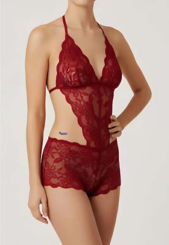 Body Sensual Shortinho Renda Atacado