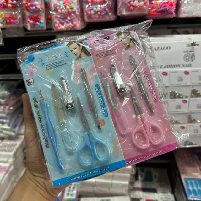 12 kits Manicure c/5 peças Atacado