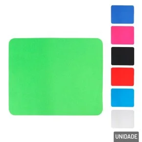 Mouse Pad 22x18cm Tecido Liso Color Atacado