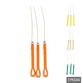 Agulha para Desentupir Fogão 3 Peças Color Atacado