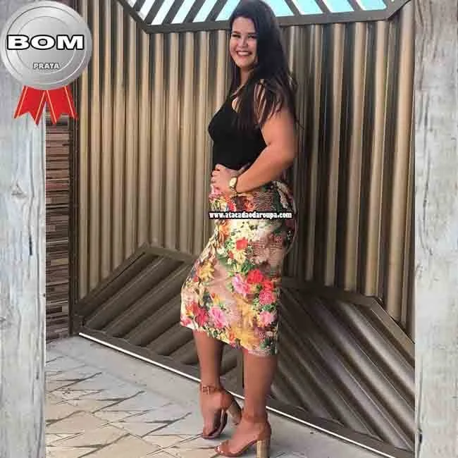 Saia Longuete de Fio Torcido M Atacado