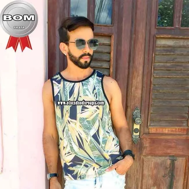 Regata Masculina Suplex Fit Atacado