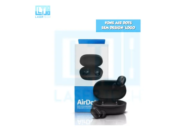 AIRDOTS SEM VISOR/COM LOGO CX AZUL/VERMELHO Atacado