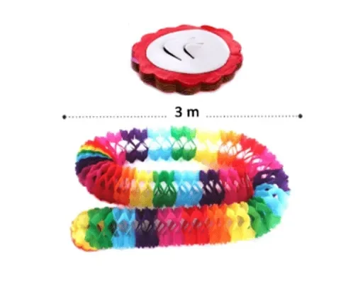 XY-002 ENFEITE JUNINO 8CM C/3M DE PAPEL Atacado