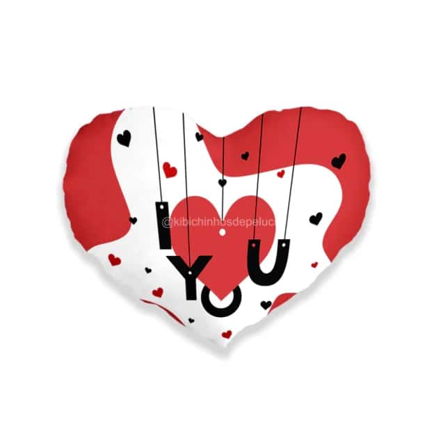 Coração P Estampado You 23x10x18cm Atacado