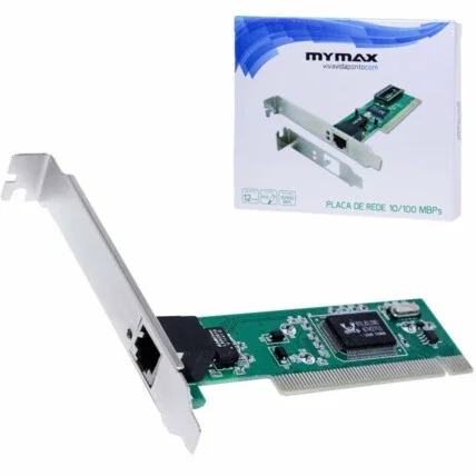 Placa de Rede Pci Chipset Realtek 10/100Mbps Mymax - MLAN-JEN / 6846 Atacado
