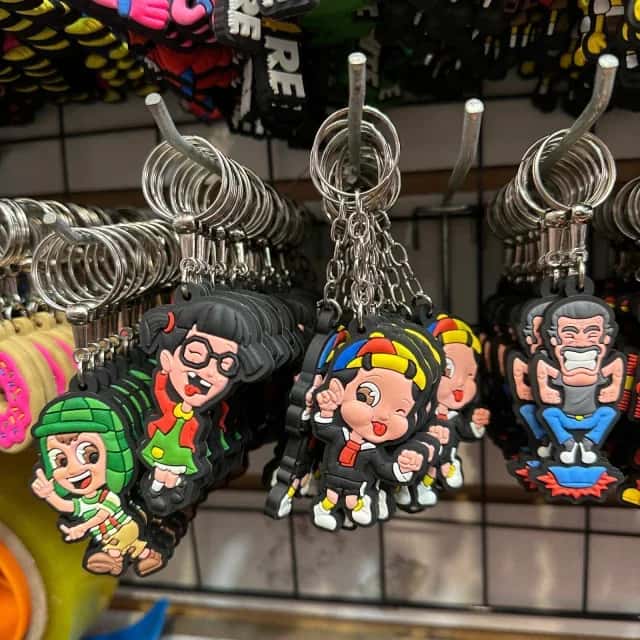 Kit C/12 Chaveiro emborrachado Chaves Atacado