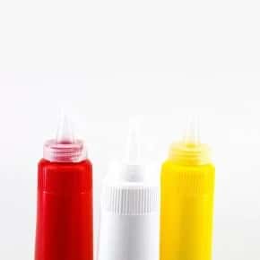 Bisnaga de Plástico 400ml 3 Peças Atacado