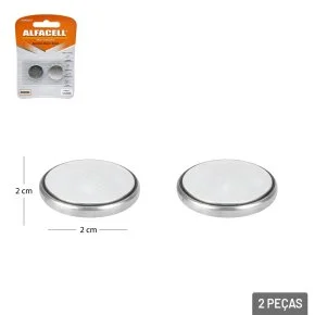 Bateria Botão Lithium CR2032 3V 2 Peças Atacado