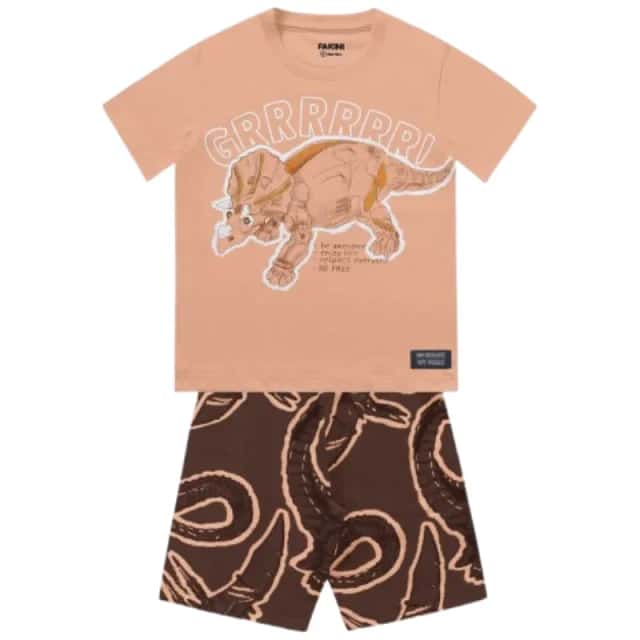 Kit 9 Conjunto Masculino do 1 ao 3 Primavera Verão Fakini Atacado