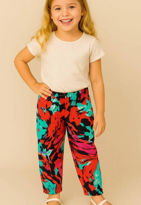 Calça Estampada Infantil Feminina Atacado