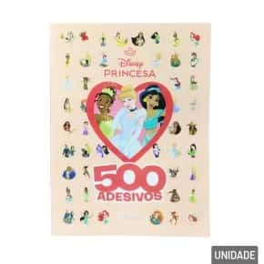 Livro de Colorir 500 Adesivos Princesa 36 Páginas Atacado