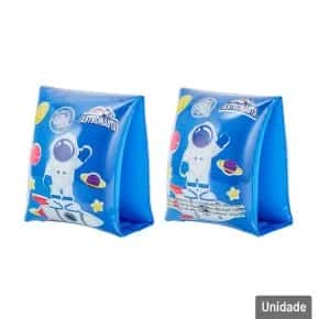 Boia de Braço Inflável 20x13cm Astronauta Atacado