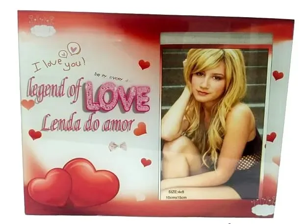 ASH-73.0020 PORTA RETRATO DE VIDRO 10X15 Atacado