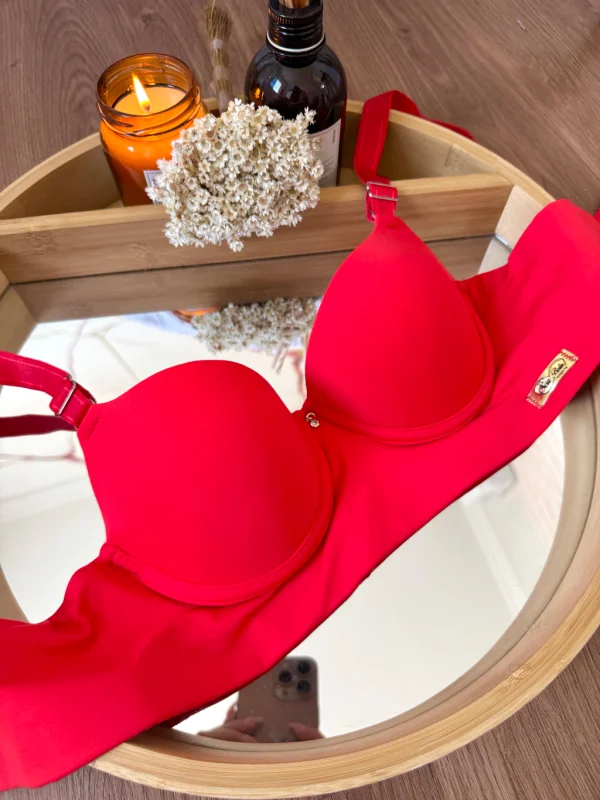 Sutiã Reforçado Vermelho Atacado