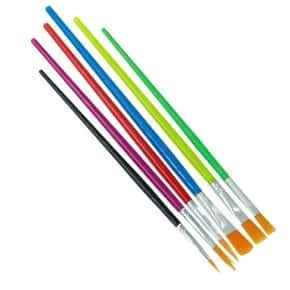 Pincel Artístico 6 Peças Color Atacado