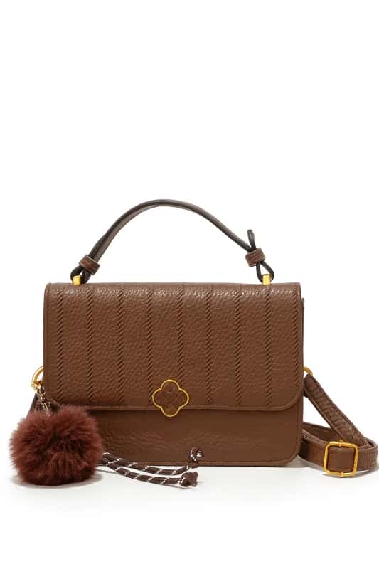 Bolsa Pequena Florzinha Happy Valley acompanha Pompom Atacado