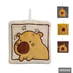 Toalha de Mão Poliéster 30cm Capivara Sortidas Atacado