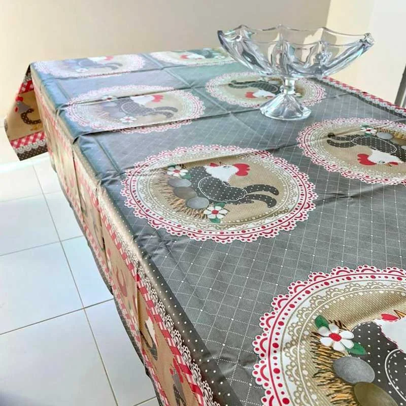 Toalha Mesa Estampada Poliéster 1,40 x 1,95 Atacado