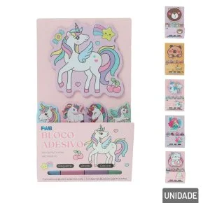 Bloco de Anotação 100 FL Adesivos Sortidos Atacado