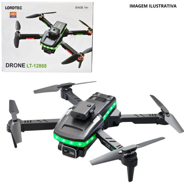 DRONE CÂMERA DUPLA HD LT-12868 Atacado