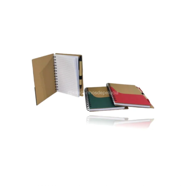 Bloco De Anotação Com Caneta De Papel 14x18cm Atacado