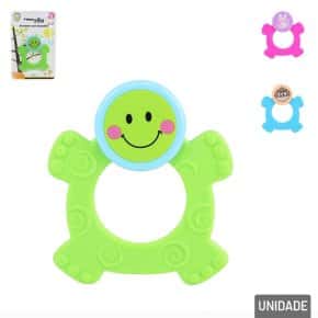 Chocalho com Mordedor 11cm Animais Sortidos Atacado