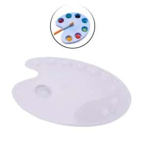 Paleta de Plástico 9 Cavidades para Pintura Atacado