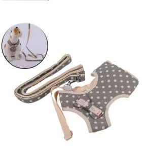 Guia para Pet com Peitoral em Poliéster M Sortidos Atacado