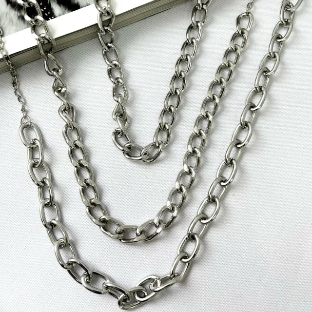 COLAR CORRENTARIA PRATA Atacado