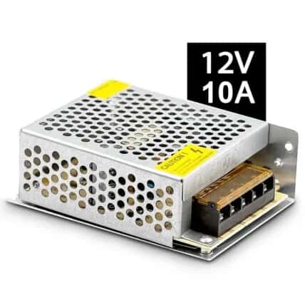 Fonte Chaveada 12V 60W 10A p/ Fita de Led Som Automotivo CFTV - ATH 10A Atacado