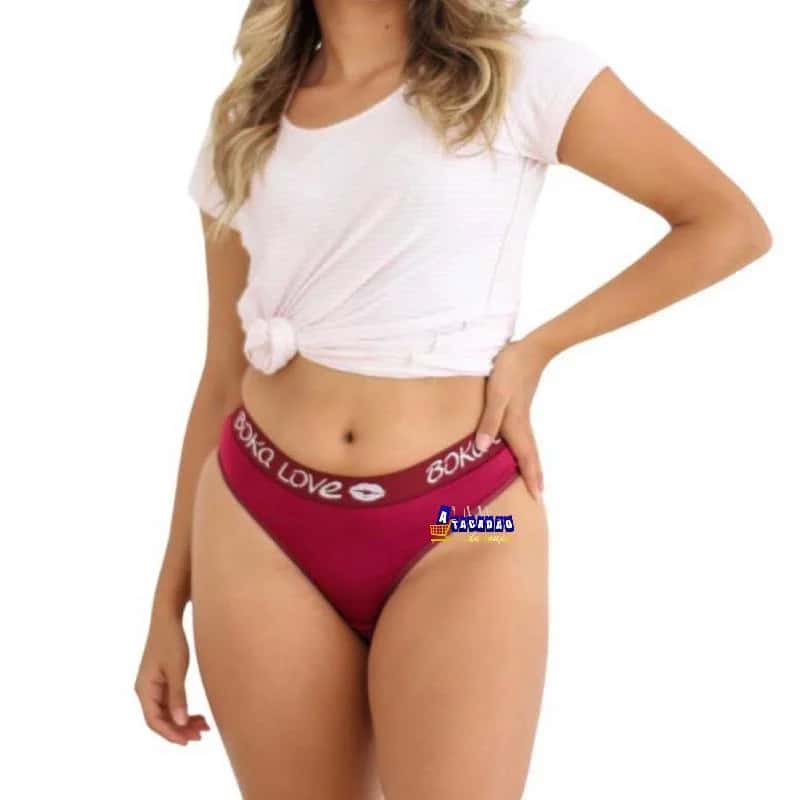 Calcinha Fio Dental Com Cós Elastico Atacado