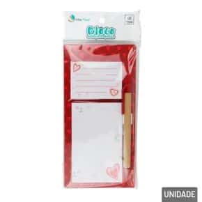 Bloco de Anotações 80 FL com Imã Caneta e Frases Atacado