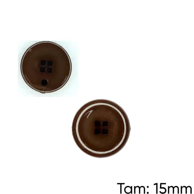 Botão Massa 4 Furos Roxo - PCT/ 12 UNIDADES - BT3211P Atacado