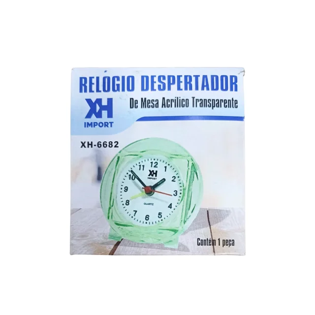 MINI RELÓGIO DESPERTADOR XH-6682 Atacado