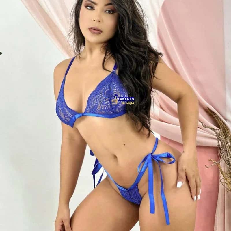 Lingerie Renda Espera Marido M Atacado