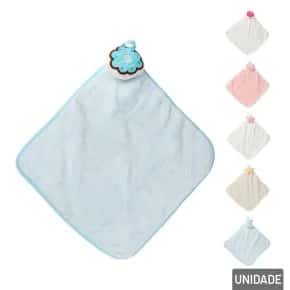 Toalha de Poliéster Infantil 30x30cm Naninha Color Atacado