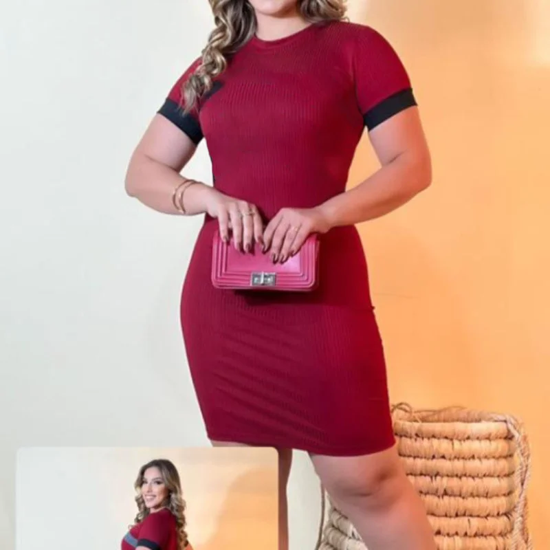 Vestido Feminino Liso Atacado