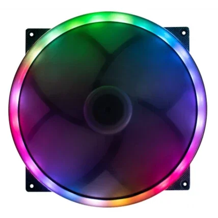 Cooler K-mex 200mm Led RGB Oscilante Rainbow - AF-CAG2 Atacado